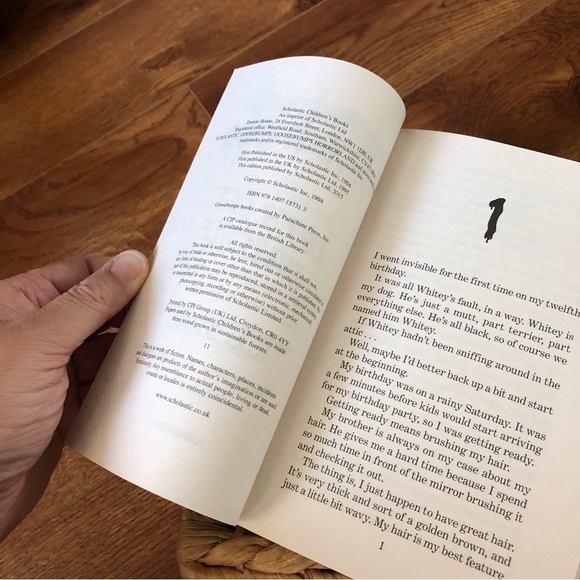 Goosebumps: Let’s Get Invisible by: R.L. Stine, paperback book - Picture 4 of 4